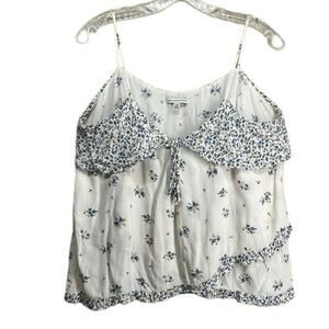 Women's American Eagle Outfitters Spaghetti Strap Floral Tank Top Size Large (L)